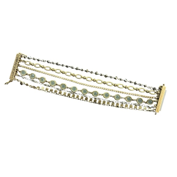 Lucky Brand Jewelry - ✨ 3/$15 ✨ Lucky Brand Multi-Chain Bracelet with Gold Accents